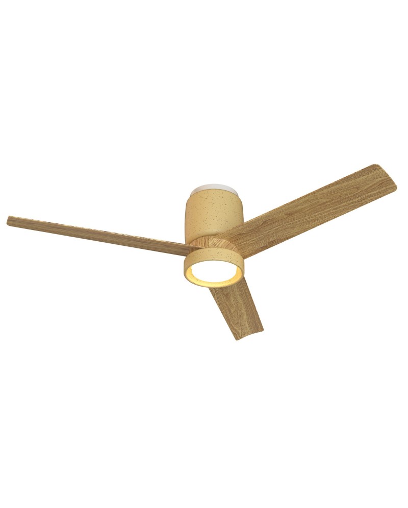 CERAMICA M * PLAFÓN / VENTILADOR  - CERÁMICA BEIGE + MADERA